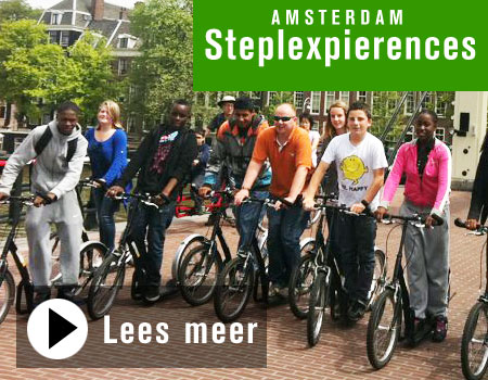 Step met ons mee in Amsterdam met jullie groep :)