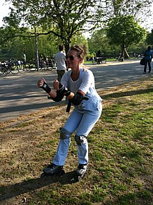 Skateuitje voor bedrijf in het Vondelpark, april 2011.JPG