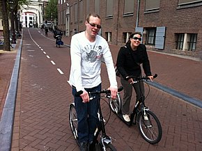 Steppen Amsterdam 22 mei 2011 langs de Amstel Tanja en Evert.JPG