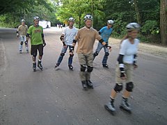 Inline skate les, bedrijfsuitje Amsterdam, Skate-A-Round, 7 september 2006, Belastingdienst (37).jpg