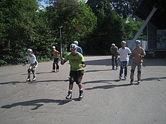 Inline skate les, bedrijfsuitje Amsterdam, Skate-A-Round, 7 september 2006, Belastingdienst (8).jpg
