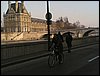Louvre fietsen in parijs op 15012006.jpg