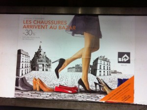 Mooie Parijse vrouwenbenen flirten met jou. ;)