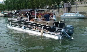 Varen op de Seine met prive bootje