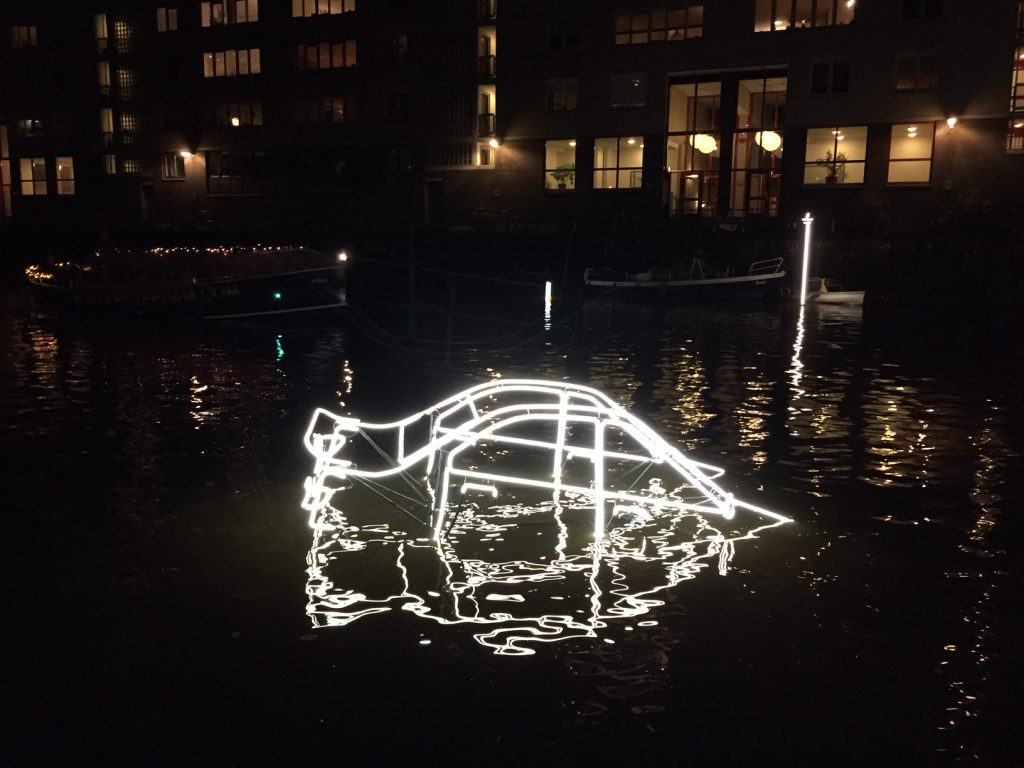 Foto Amsterdam Light Festival 2019 n- 2020 door lokale gids Lex and the City