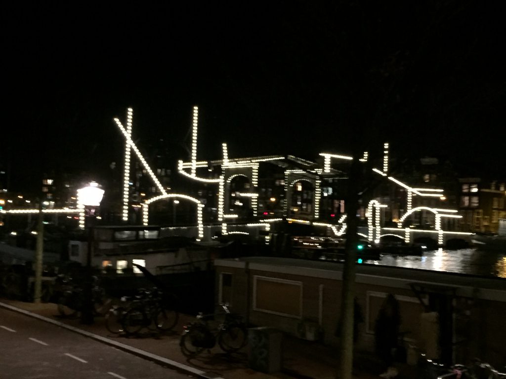 Amsterdam Light Festival 2019-2020 enlighted Skinny Bridge