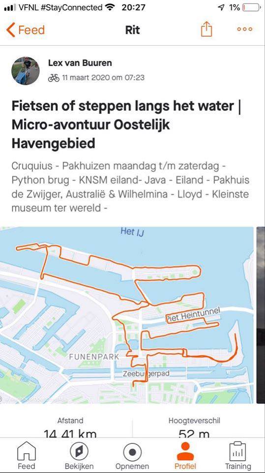 Micro-avontuuren in Amsterdam Oost - Fietsen Oostelijk Havengebied langs het water 14 km - met Lex and the City