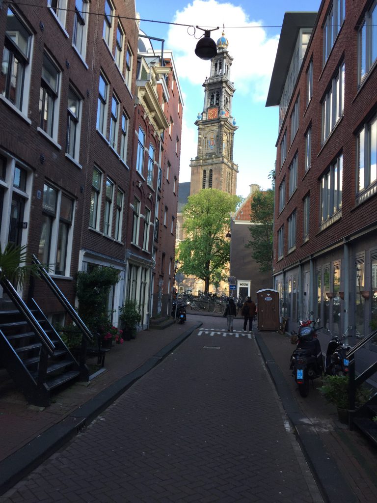 Privé-tour Jordaan met lokale gids - Uitzicht op Westerkerk - Lex and the City rondleiding