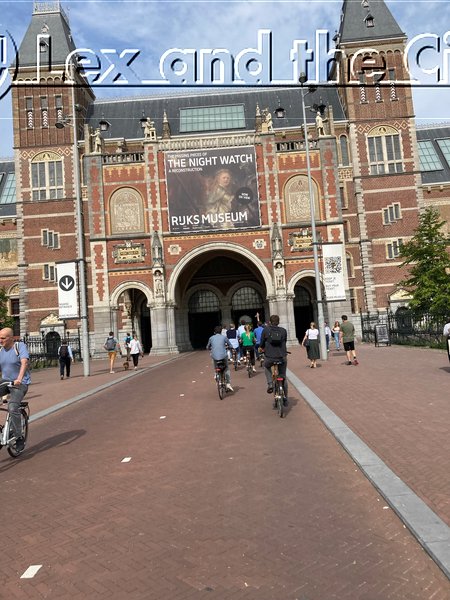 Custom-made bike tour in Amsterdam - Active team outing with Lex and the City Tour at Rijkmuseum - From South to North -August 2021