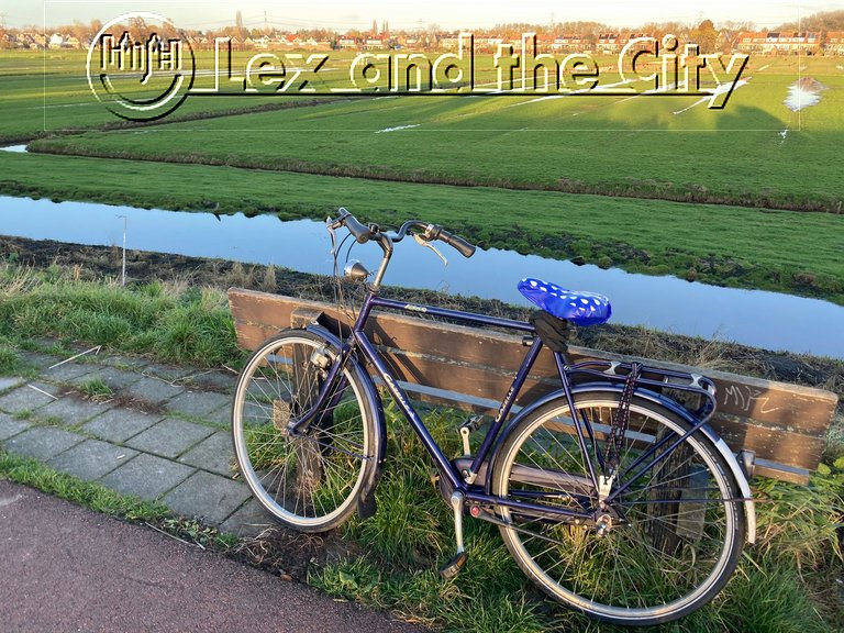 Landsmeerderdijk op de fiets tijdens de 9 tuindorpentocht met Lex and the City